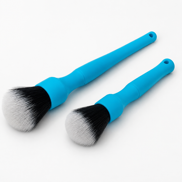 INTEZ Auto Detailing Kwasten Set – 2 Delige Interieur Reinigingsborstel – Zachte Borstels voor Auto, Dashboard, Velgen & Interieur
