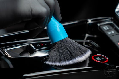 INTEZ Auto Detailing Kwasten Set – 2 Delige Interieur Reinigingsborstel – Zachte Borstels voor Auto, Dashboard, Velgen & Interieur