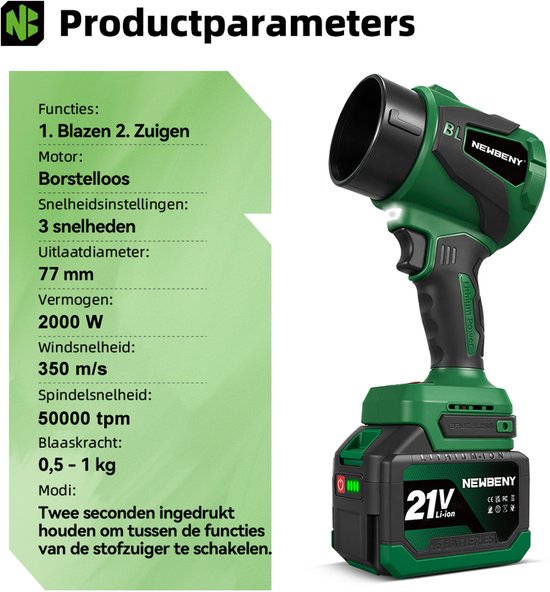 2-in-1 Blazer & Zuiger — Detailing in één tool