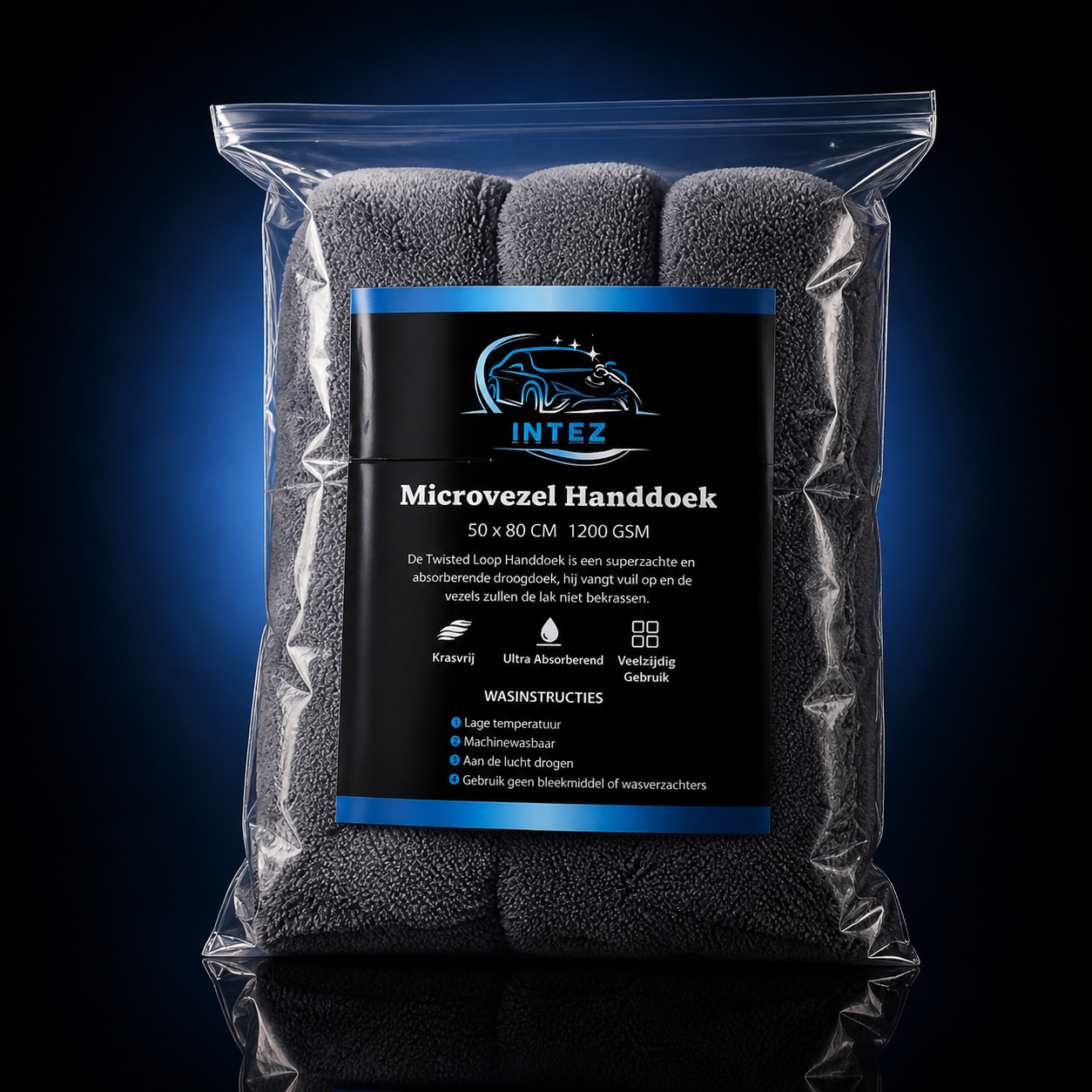 Premium Droogdoek 1200 GSM - Ultra Absorberend 50x80cm