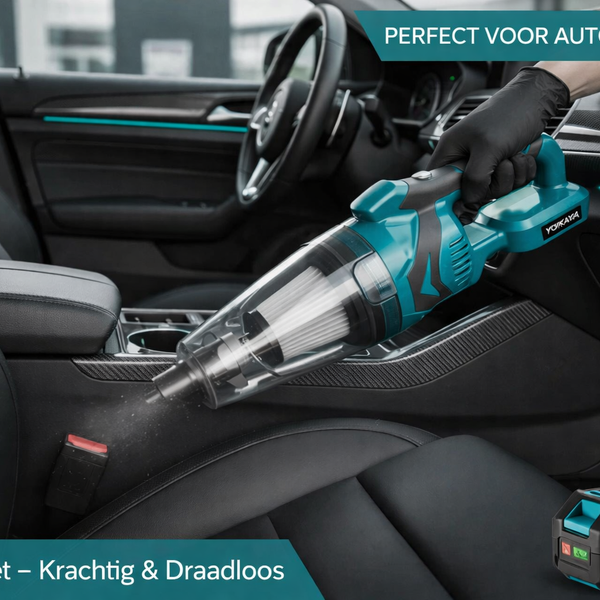 YOFIDRA Accu Stofzuiger Set - 2x Accu - Handstofzuiger voor Auto Detailing