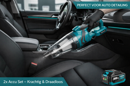 YOFIDRA Accu Stofzuiger Set - 2x Accu - Handstofzuiger voor Auto Detailing